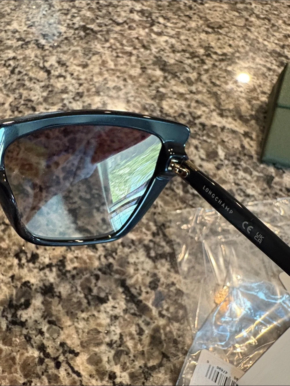 NWT Longchamp Cat Eye Women’s Black Sunglasses with Case